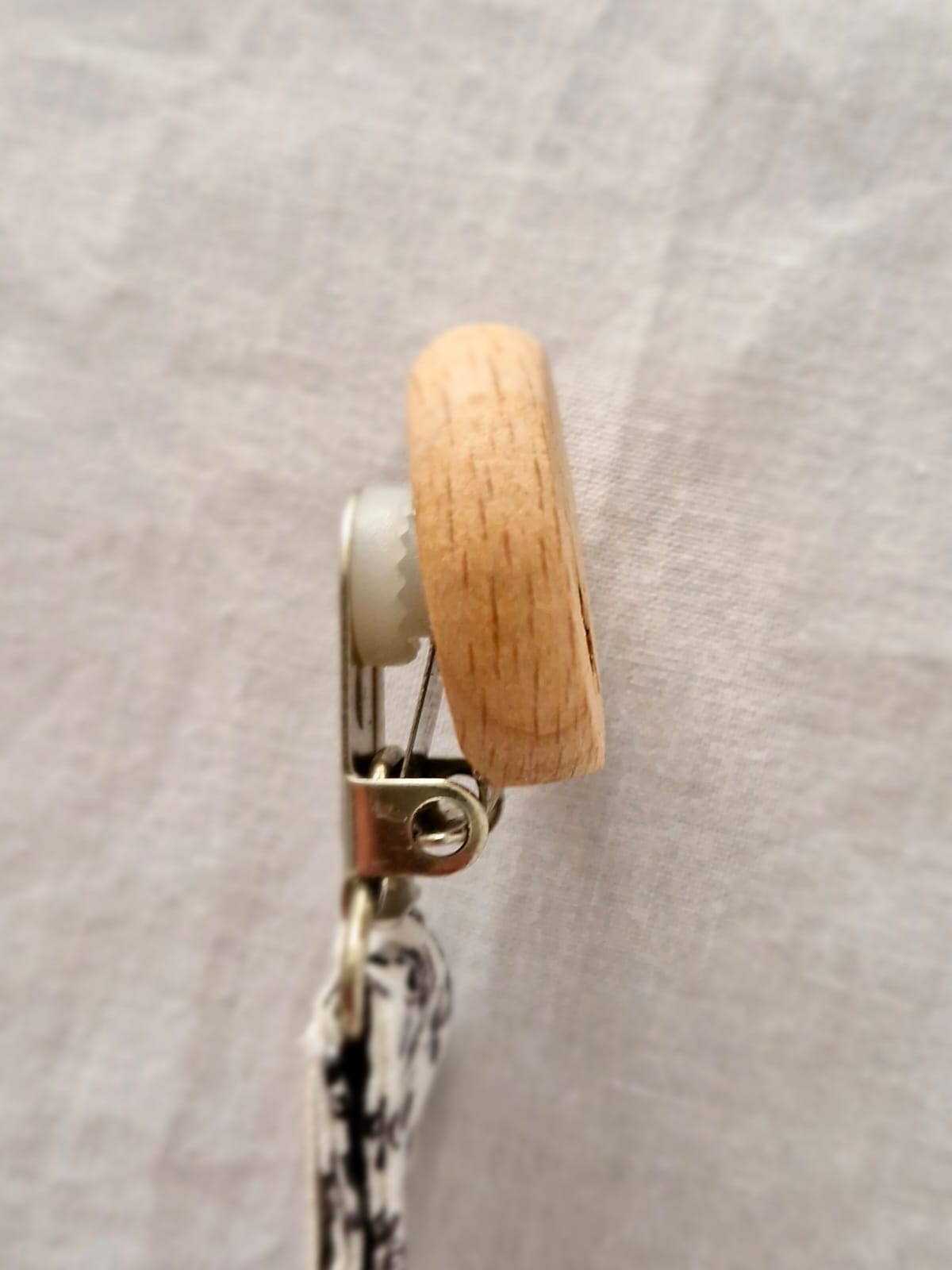 Dummy Clips- Beechwood and 100% Cotton - Plain